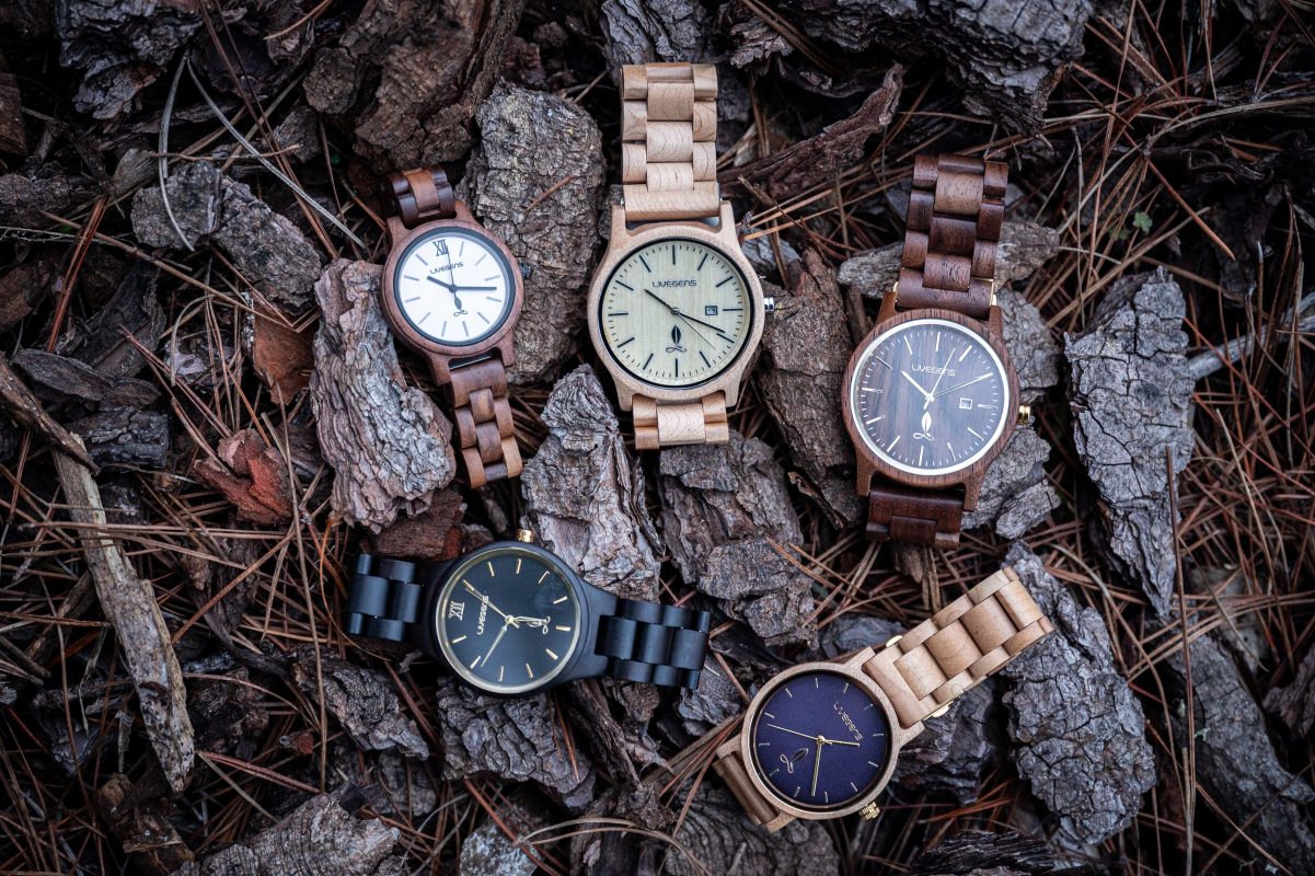 relojes de madera